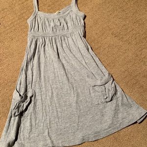 Grey pocket dress